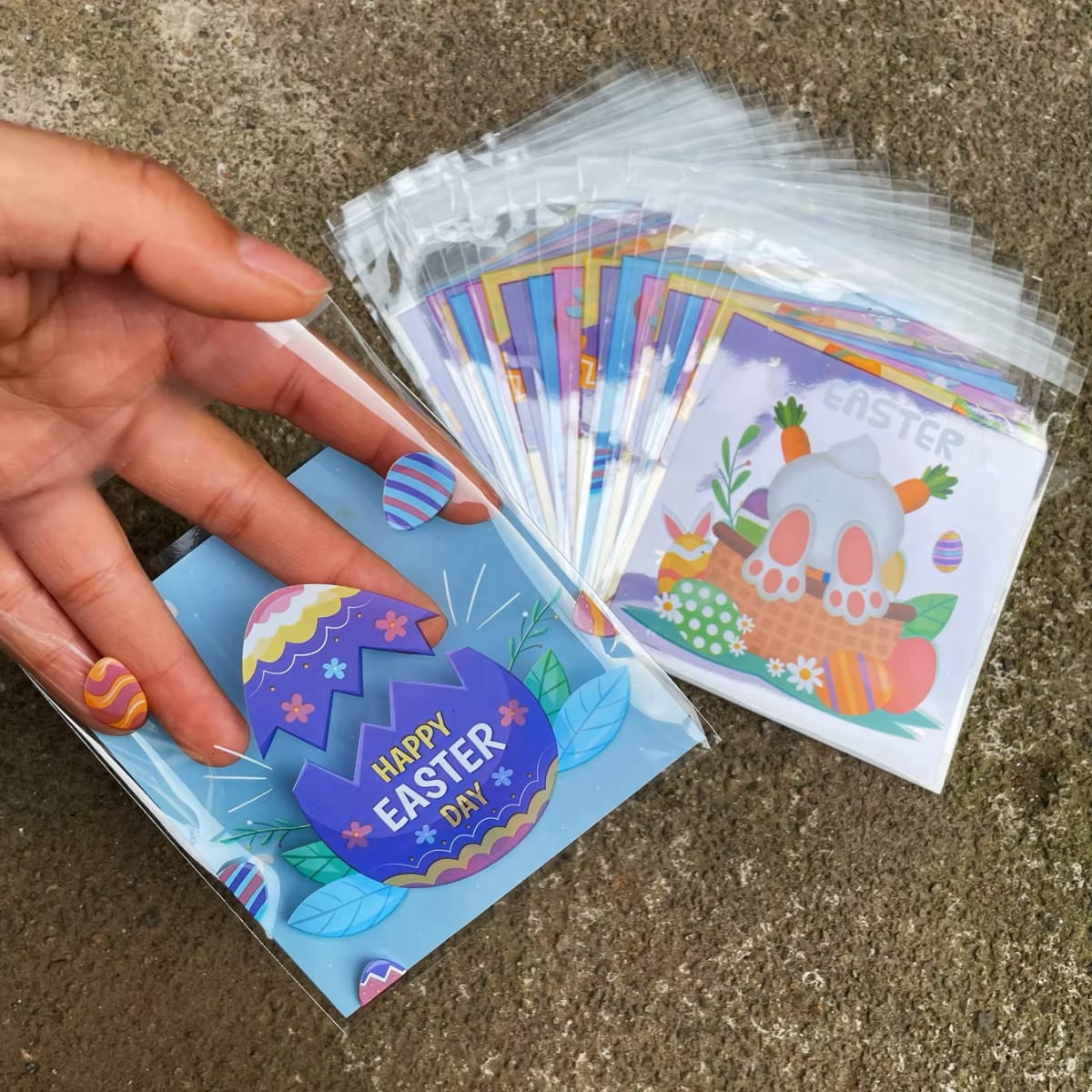 Bolsa Celofán Pascua N°1 10x10 con Adhesivo - 100 Unidades7