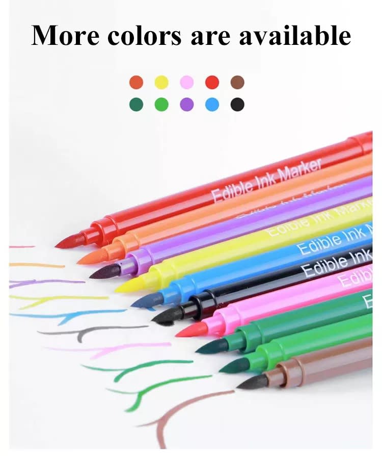 Set 10 Marcadores Doble Punta Fina/Pincel2