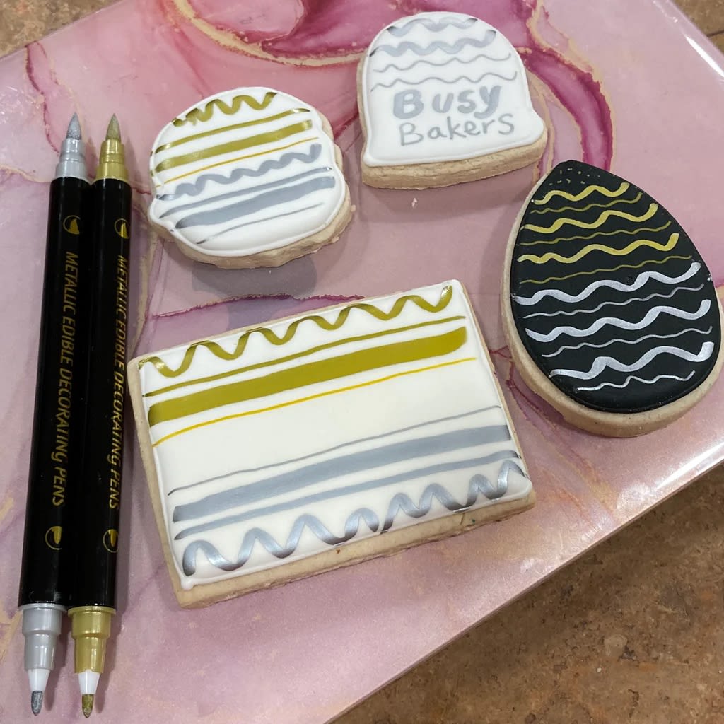 Set 10 Marcadores Doble Punta Colores Metalizados2