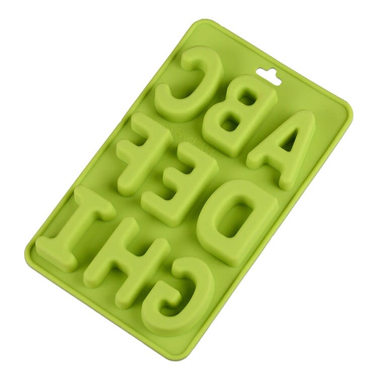 Molde Chocolate Silicona Alfabeto 4,5 cm. - 3 Piezas3