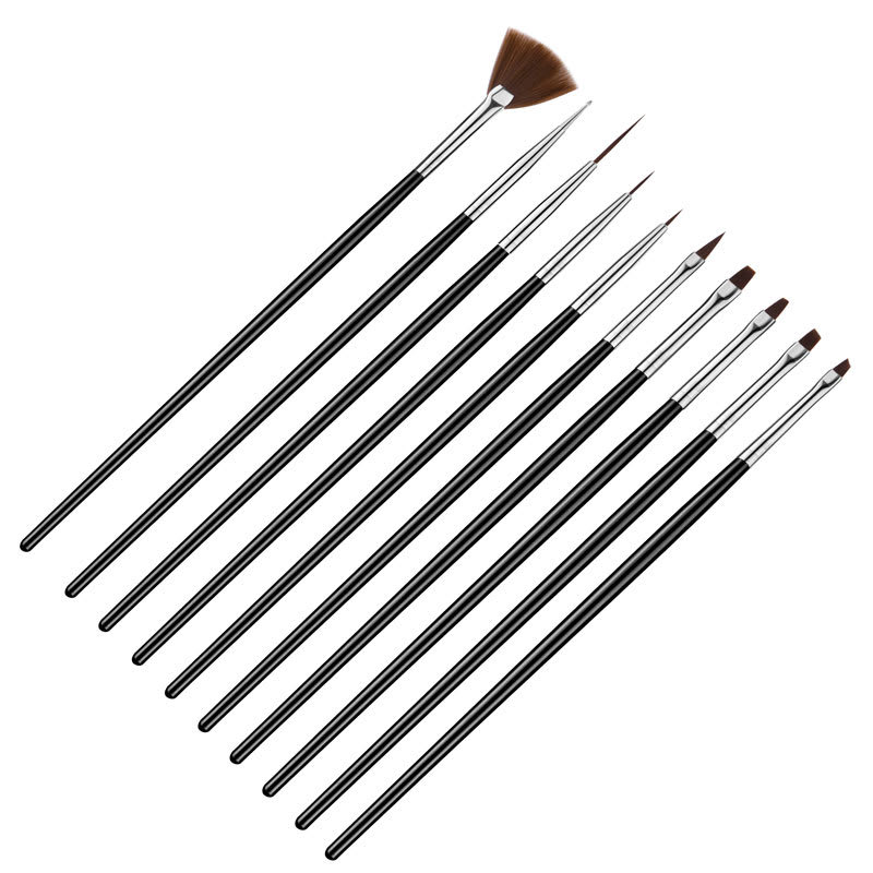 Set de Pinceles 9 Piezas + Punzón2