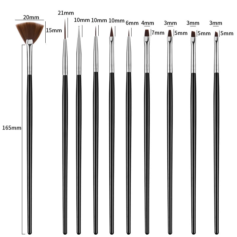 Set de Pinceles 9 Piezas + Punzón4