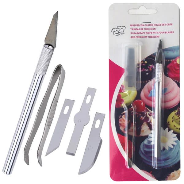 Set Bisturí + Pinzas 5 Piezas2