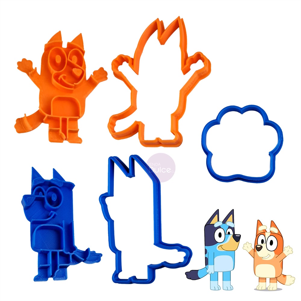 Set Cortadores y Marcadores Bluey 5 Piezas1