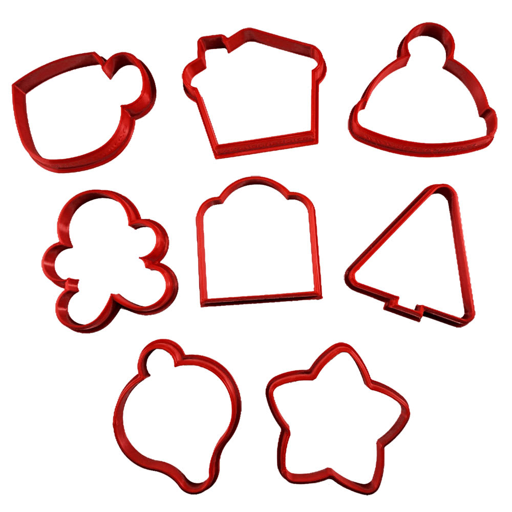 Set Cortadores Plásticos Calendario de Adviento 24 Piezas5