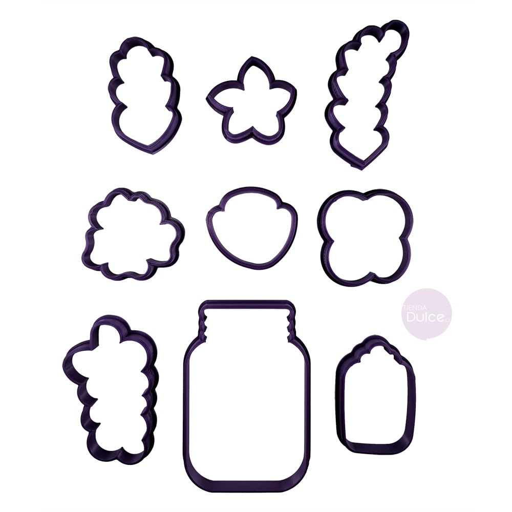 Set Cortadores Florero 9 Piezas2