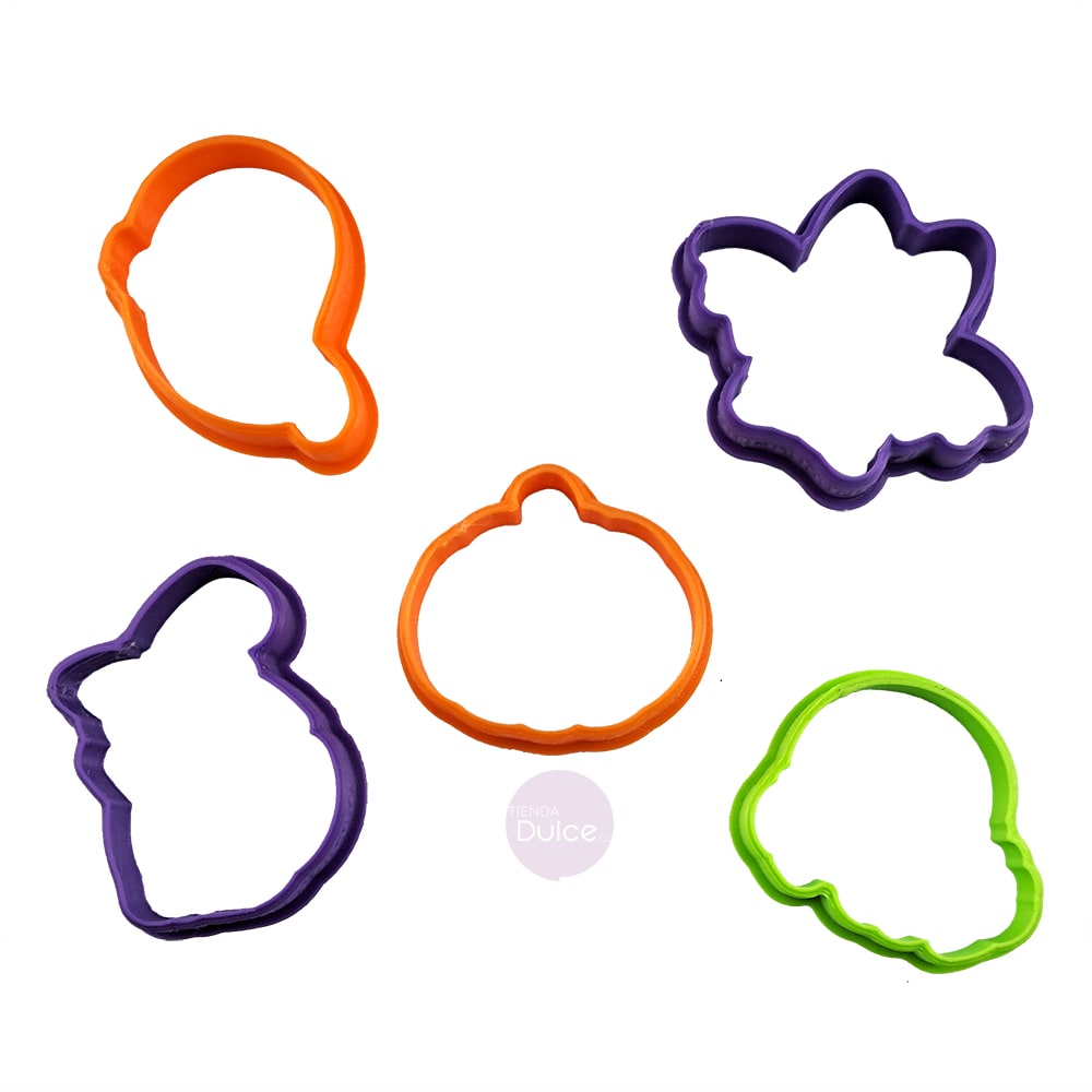 Set Cortadores Plásticos Chico Halloween 5 Piezas2