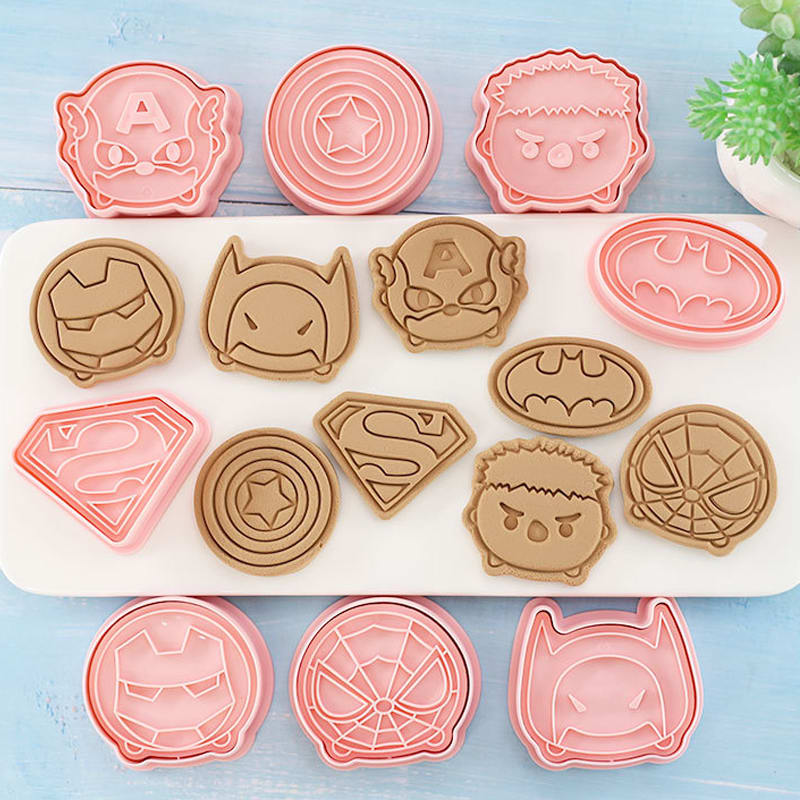 Set Cortador Marcador Super Heroes 8 Diseños3