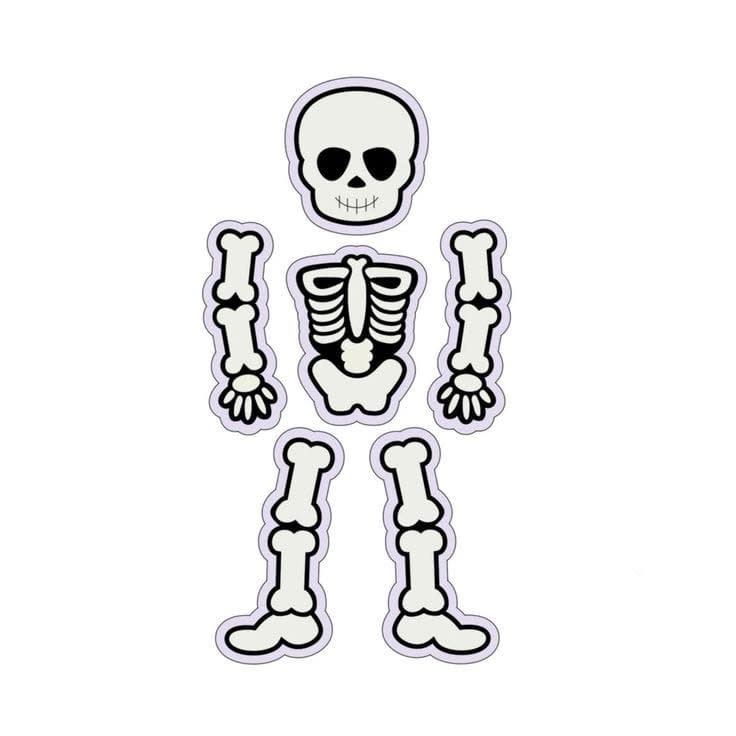 Set Cortadores Esqueleto 25 cm. 6 Piezas2