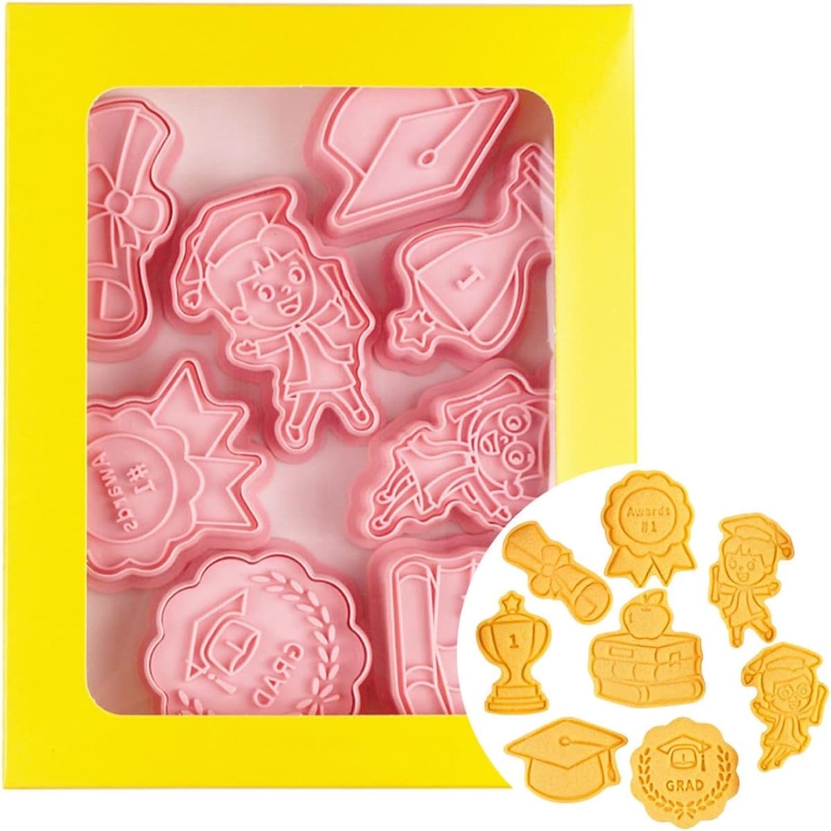 Set Cortador Marcador Graduación 8 Diseños3