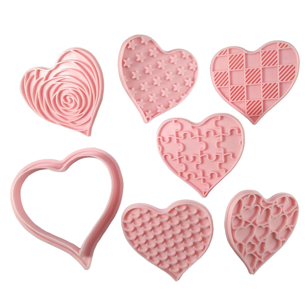 Set Cortador Marcador Corazones 6 Diseños2