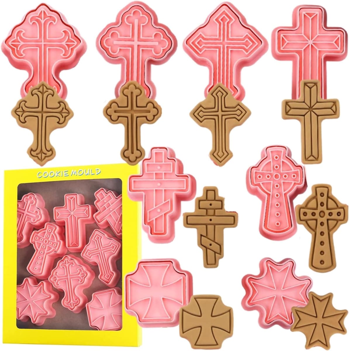 Set Cortador Marcador Cruces 8 Diseños 0