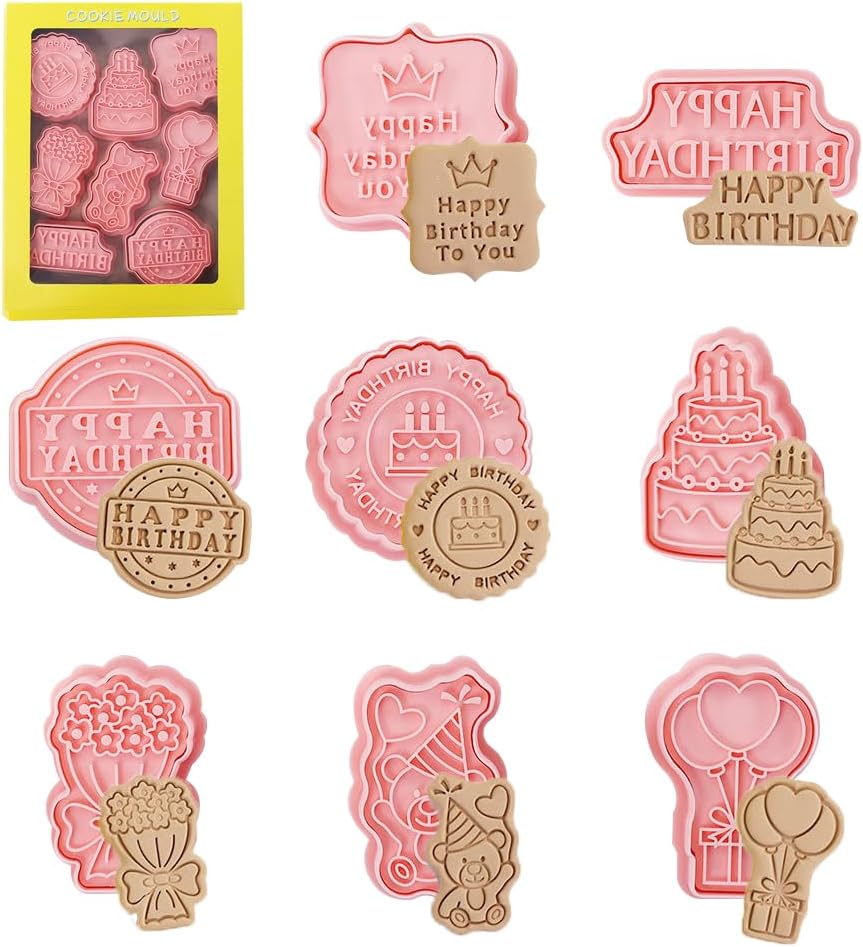Set Cortador Marcador Cumpleaños 8 Diseños 0