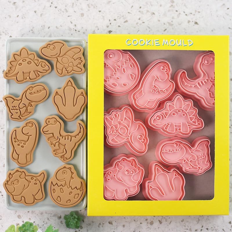 Set Cortador Marcador Dinosaurios N°3 - 8 Diseños5