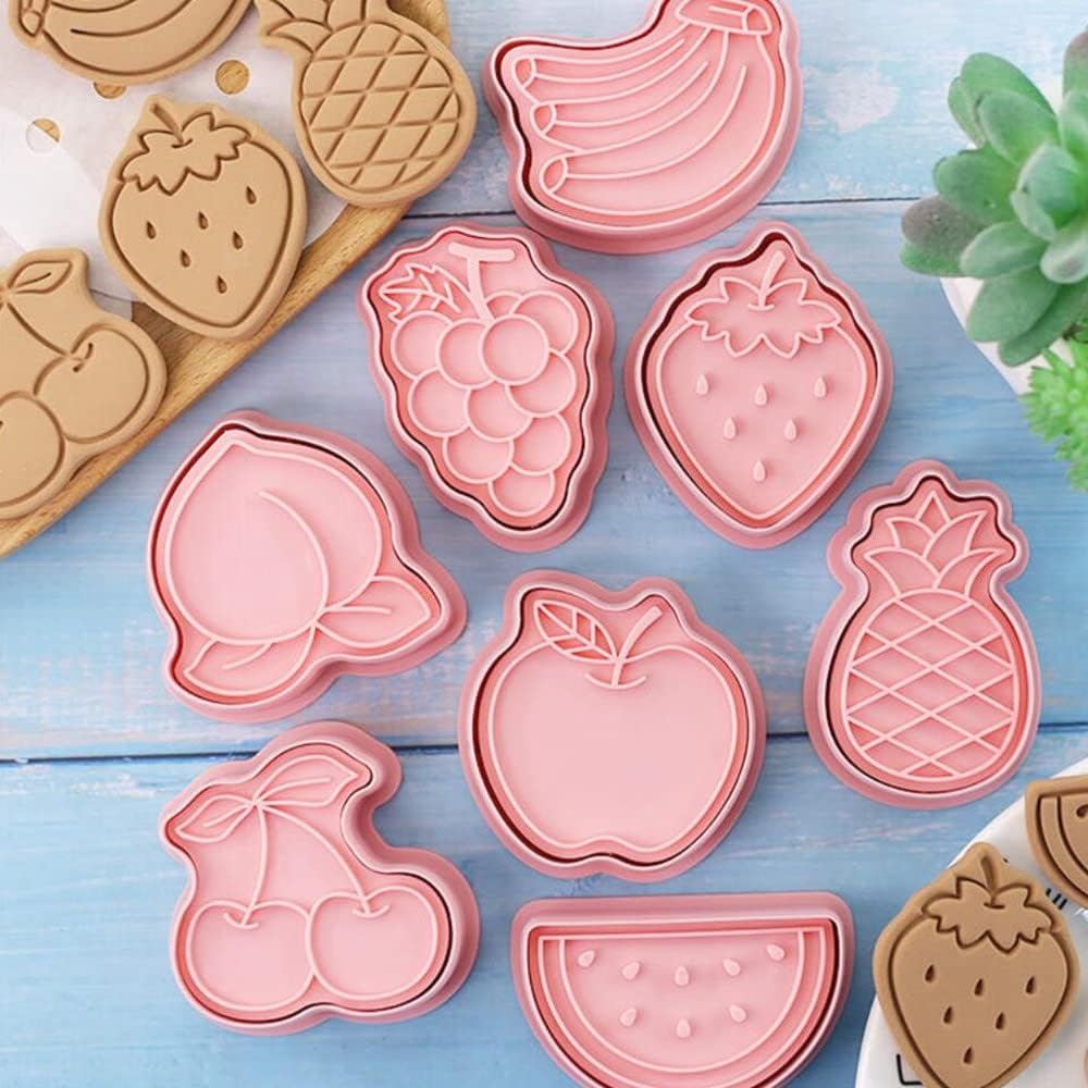 Set Cortador Marcador Frutas 8 Diseños2