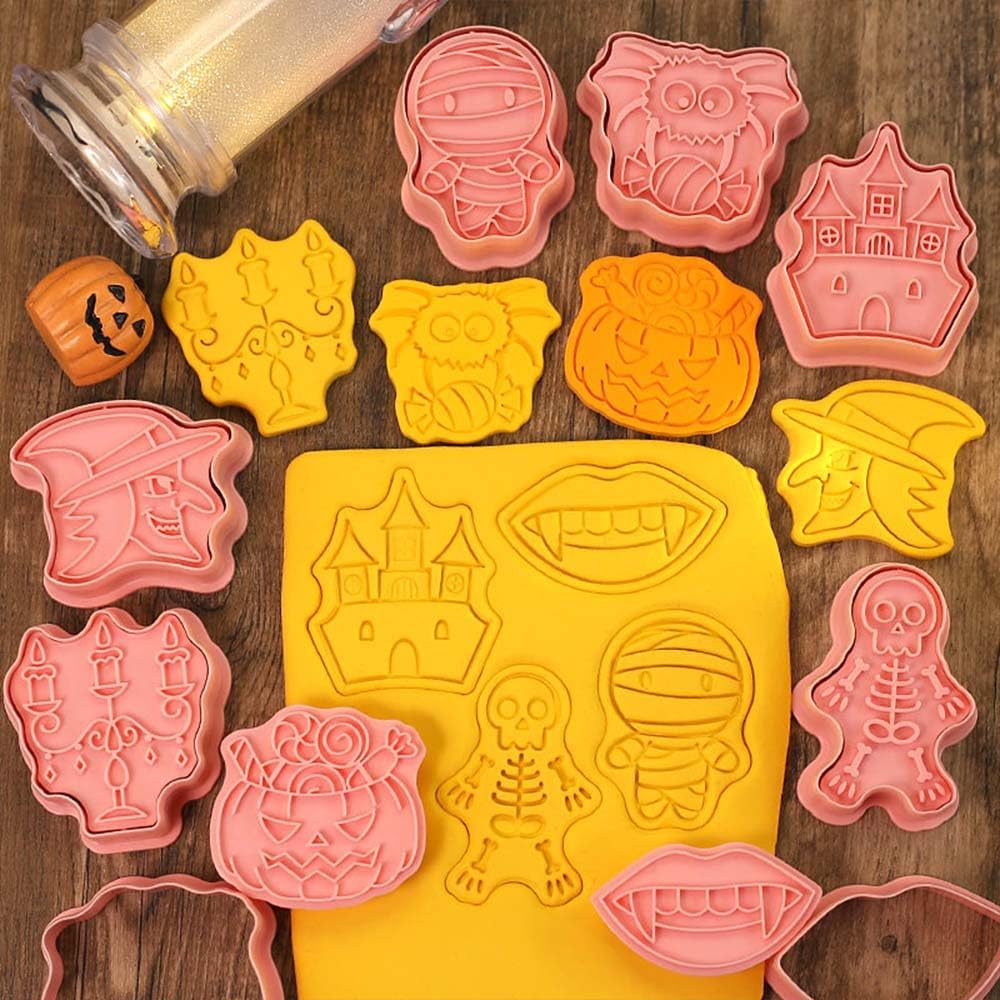 Set Cortador Marcador Halloween N°2 8 Diseños3