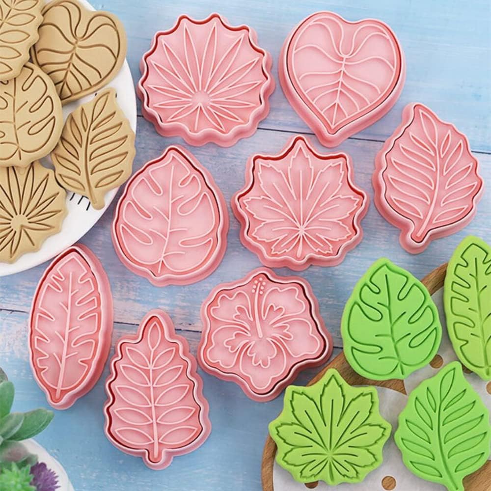 Set Cortador Marcador Hojas 8 Diseños2