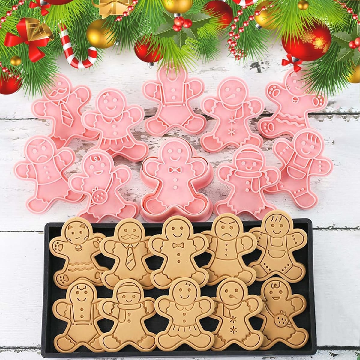 Set Cortador Marcador Galleta de Jengibre 10 Diseños4