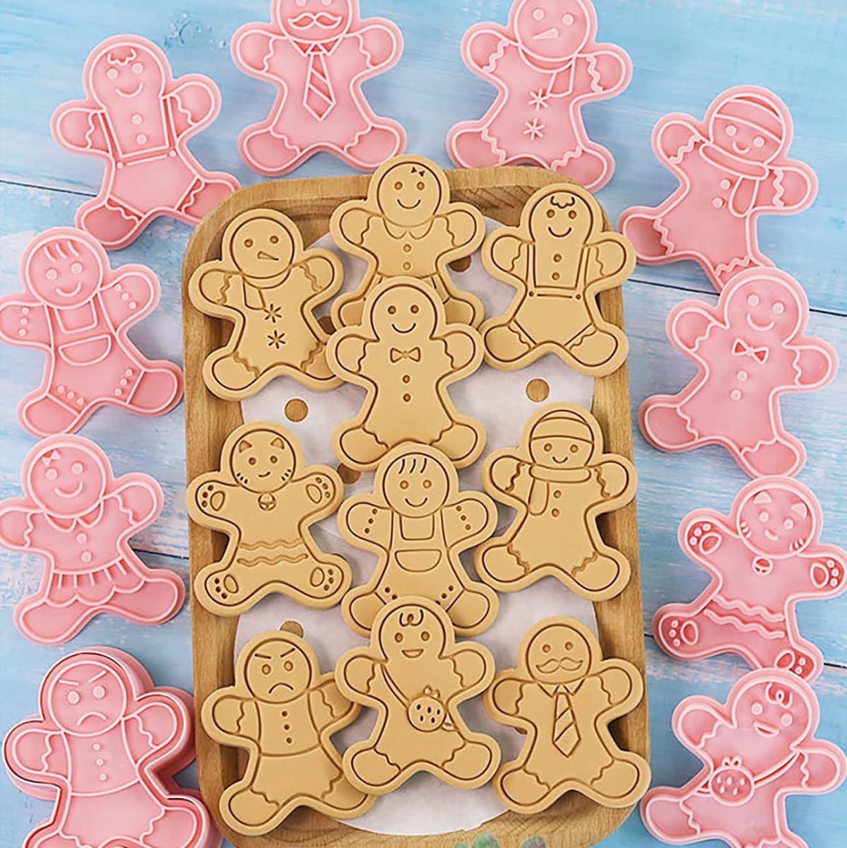 Set Cortador Marcador Galleta de Jengibre 10 Diseños2