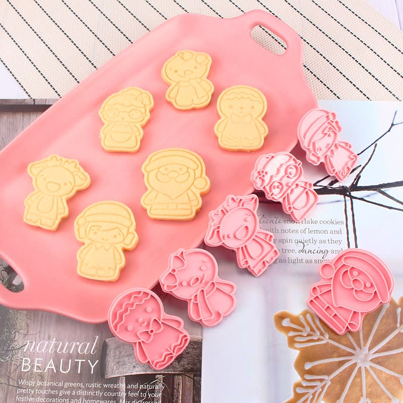 Set Cortador Marcador Navidad N°1 6 Diseños4