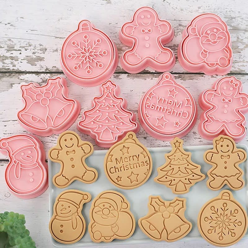 Set Cortador Marcador Navidad N°2 8 Diseños4