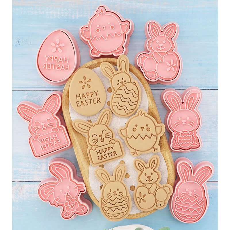 Set Cortador Marcador Pascua N°2 8 Diseños2