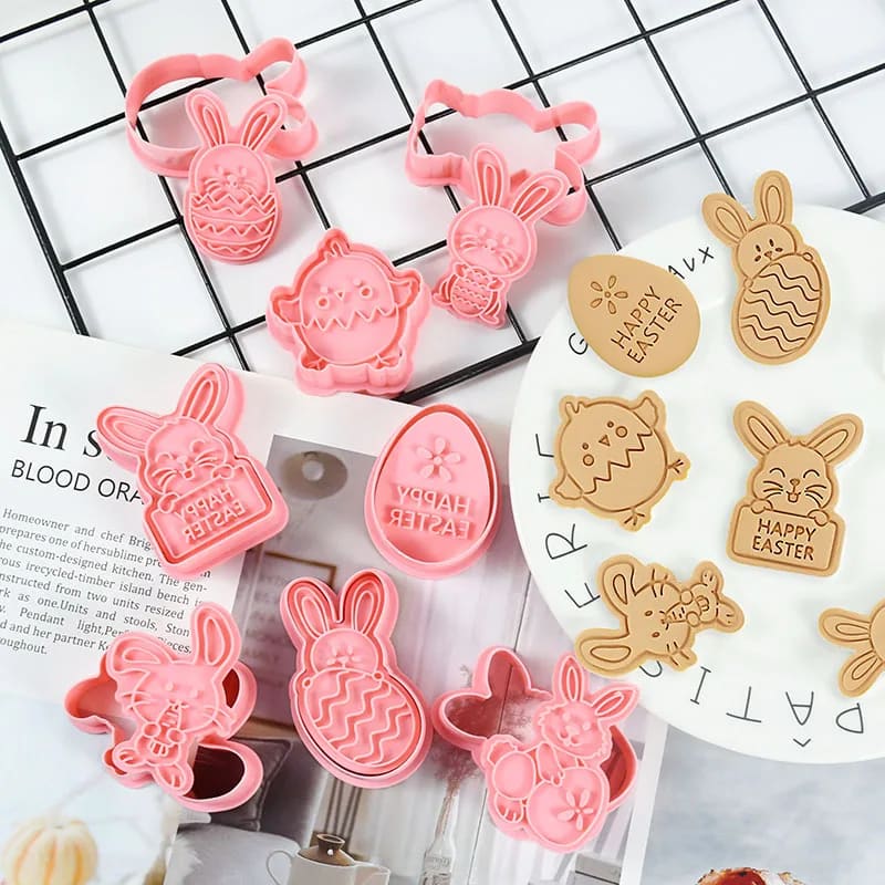 Set Cortador Marcador Pascua N°5 8 Diseños2
