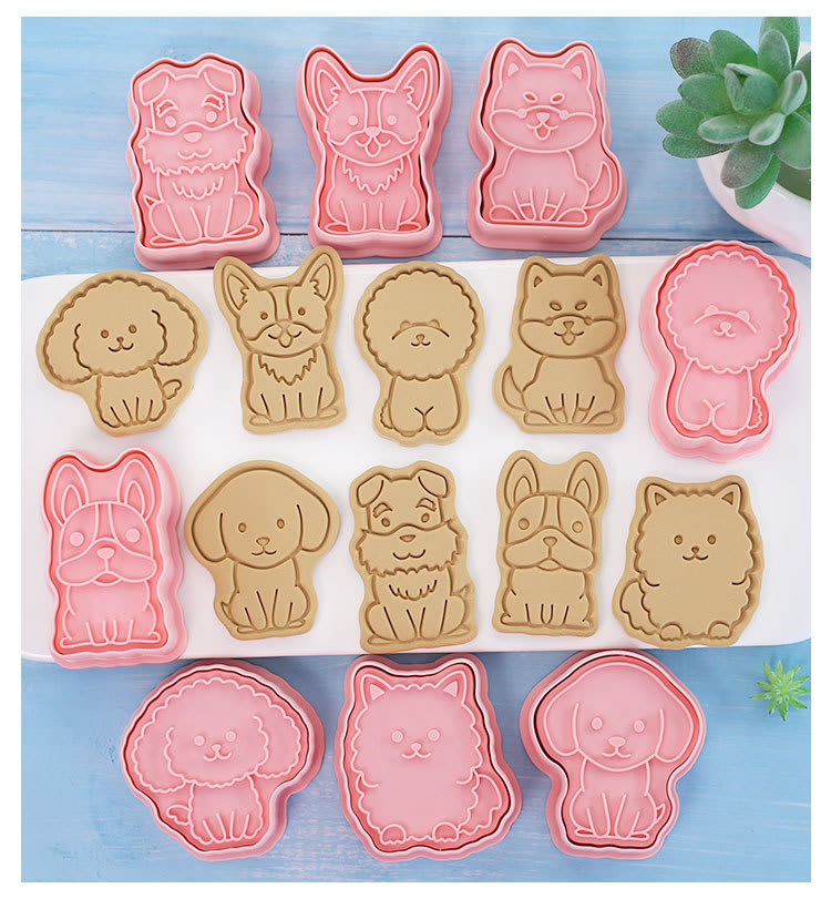 Set Cortador Marcador Perros N°2 8 Diseños3