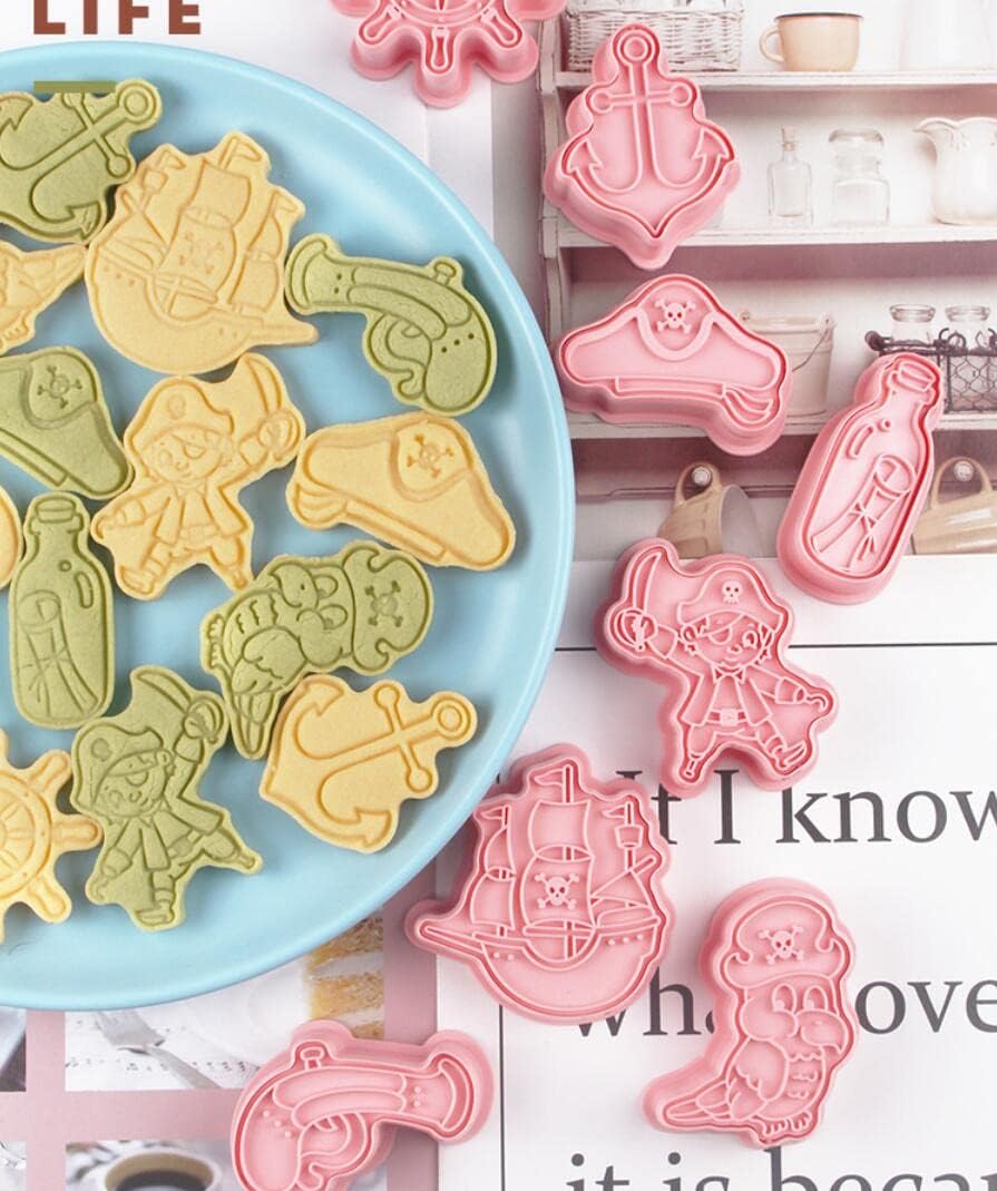 Set Cortador Marcador Piratas 8 Diseños5