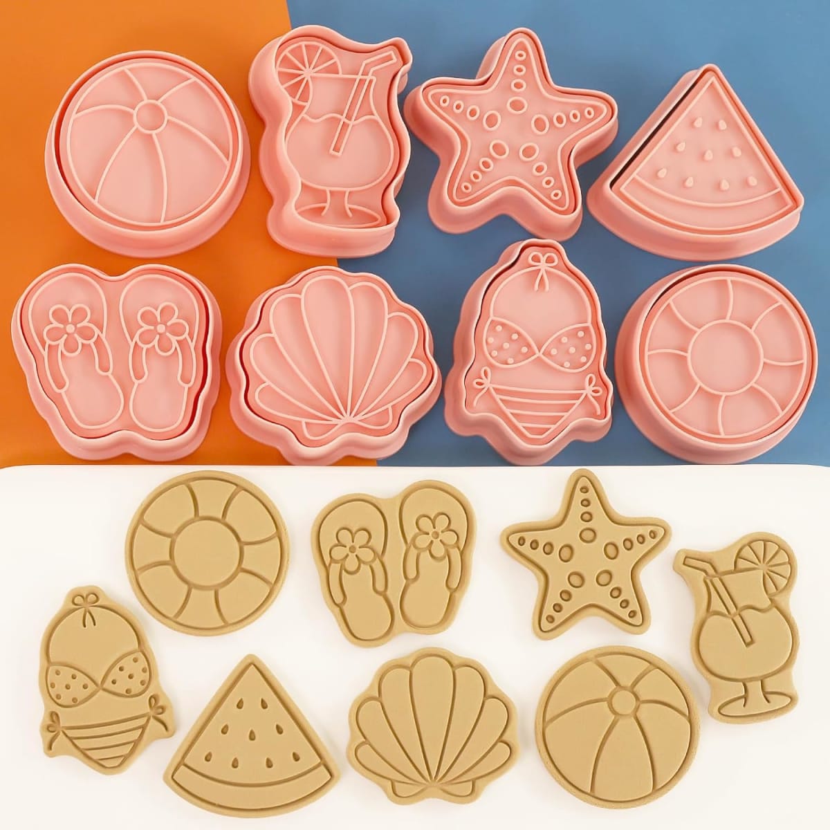 Set Cortador Marcador Playa 8 Diseños 0