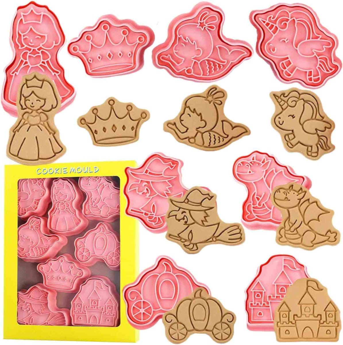 Set Cortador Marcador Princesas 8 Diseños1