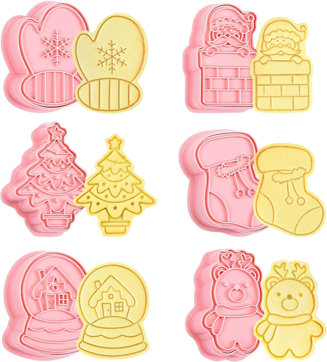 Set Cortador Marcador Navidad N°6 - 6 Diseños 0