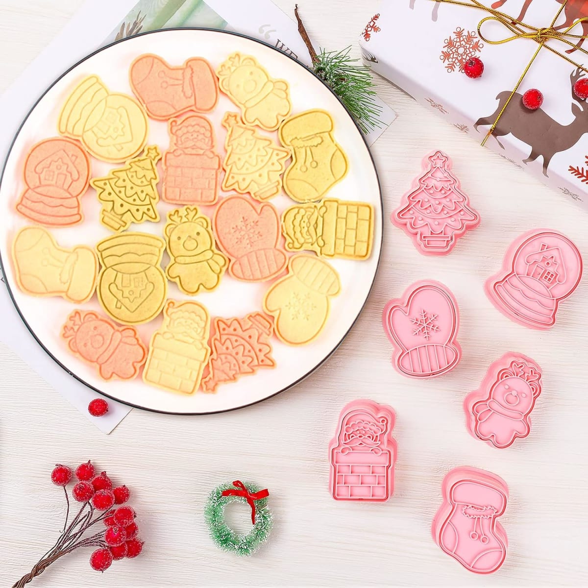 Set Cortador Marcador Navidad N°6 - 6 Diseños3