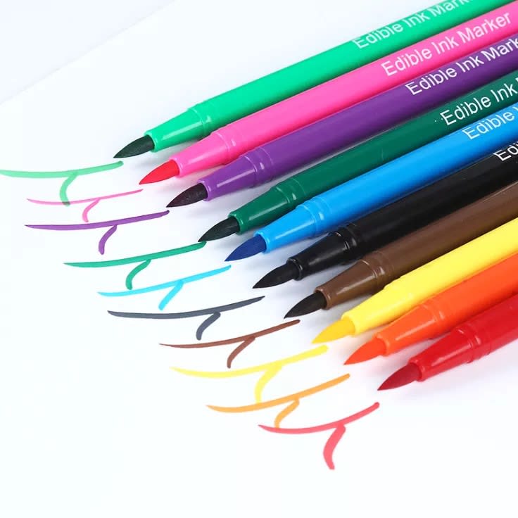 Set 10 Marcadores Doble Punta Linner/Pincel2