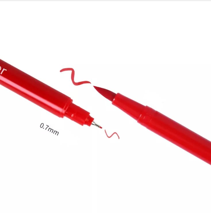 Set 10 Marcadores Doble Punta Linner/Pincel4