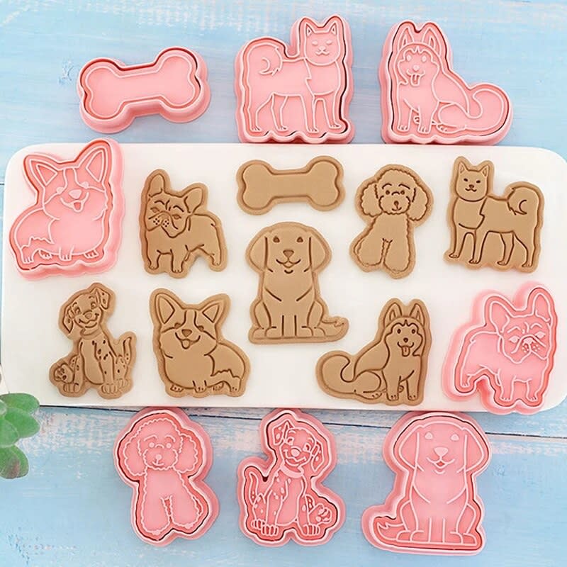 Set Cortador Marcador Perros N°1 8 Diseños3