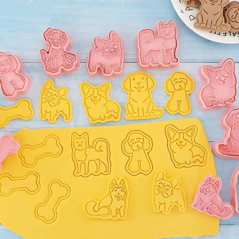 Set Cortador Marcador Perros N°1 8 Diseños4