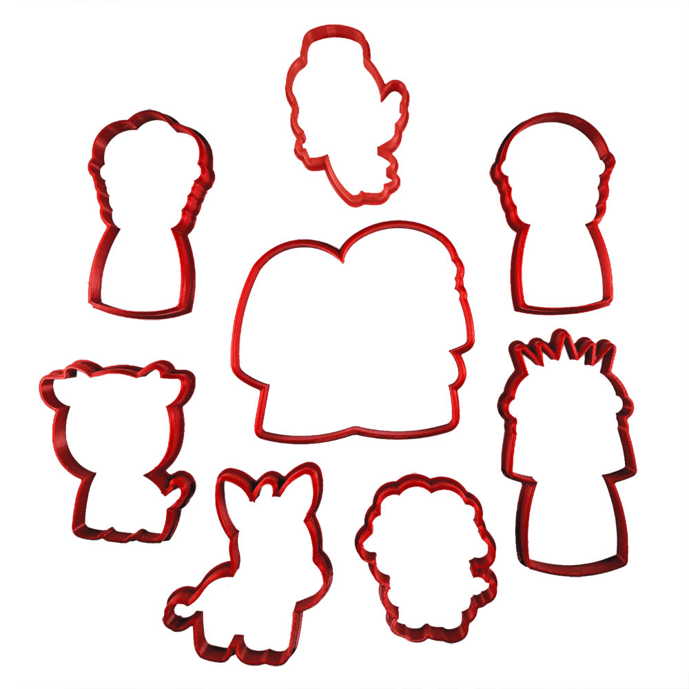 Set Cortadores Plásticos Pesebre 8 Piezas3