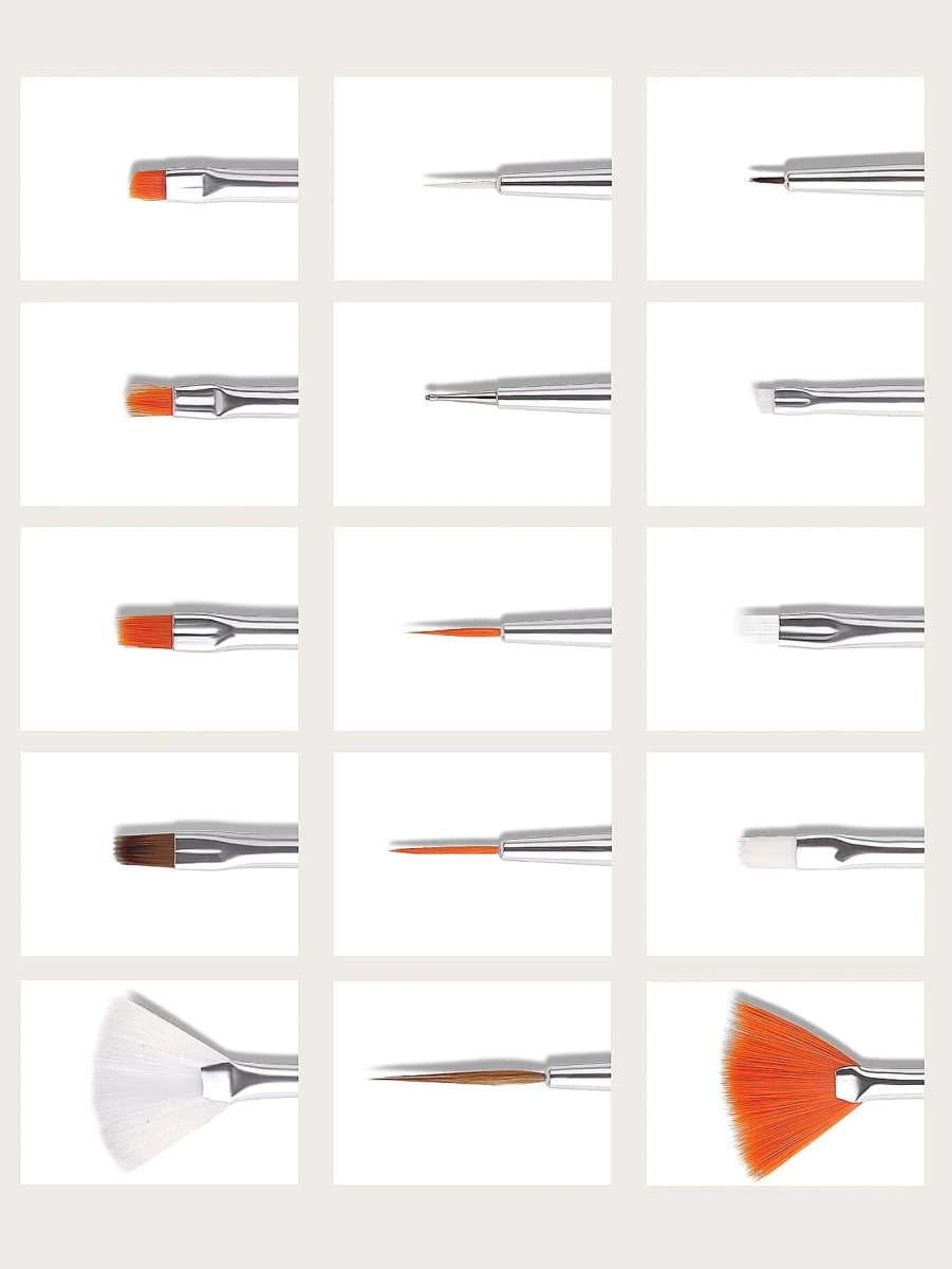 Set de Pinceles 14 Piezas + Punzón3