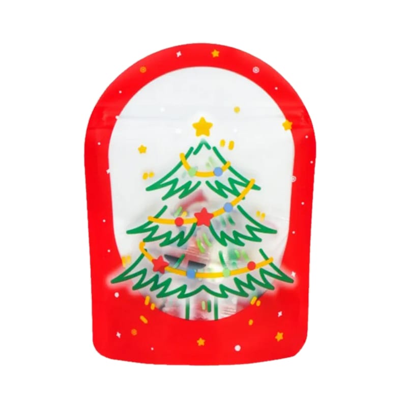 Bolsa Doypack Pino Rojo con Fuelle y Cierre 16,5x12 cm. 5 Unidades1