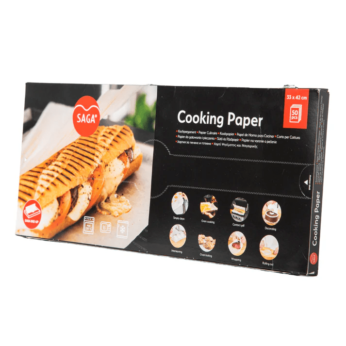 Papel para Hornear Saga 33x42 cm 50 unidades7