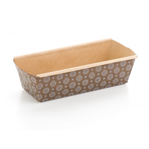 Molde Papel Rectangular 18,2x7,2x6 cm. 500 gr. 10 Unidades2