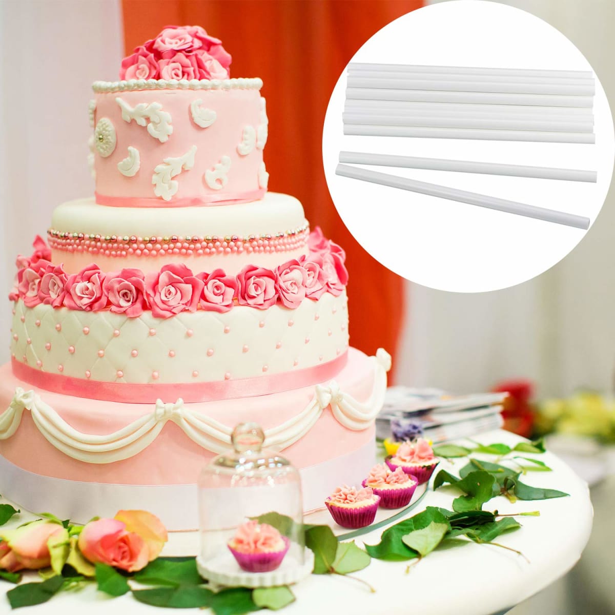 Soporte para Tortas de Varios Pisos 10 Unidades Plásticos2