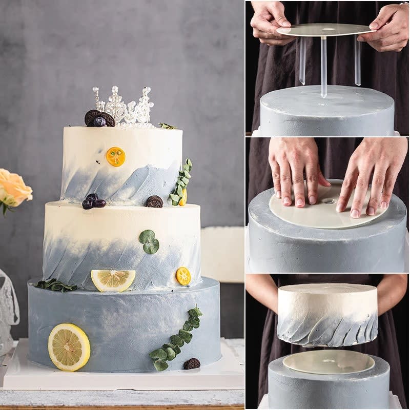 Soporte para Tortas 2 Pisos con Base 25.5 cm.8