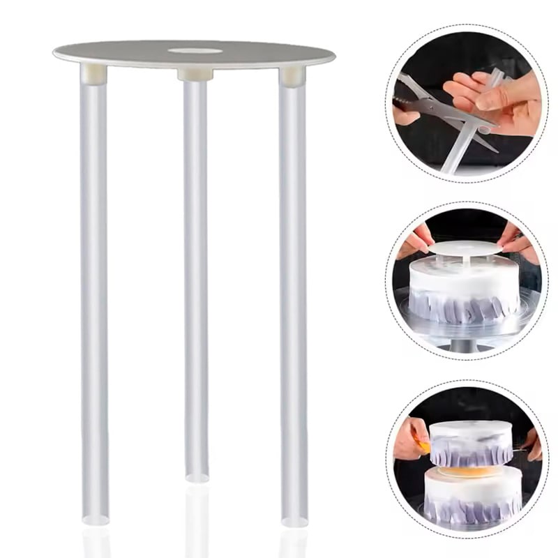 Soporte para Tortas 2 Pisos con Base 19.5 cm. 0