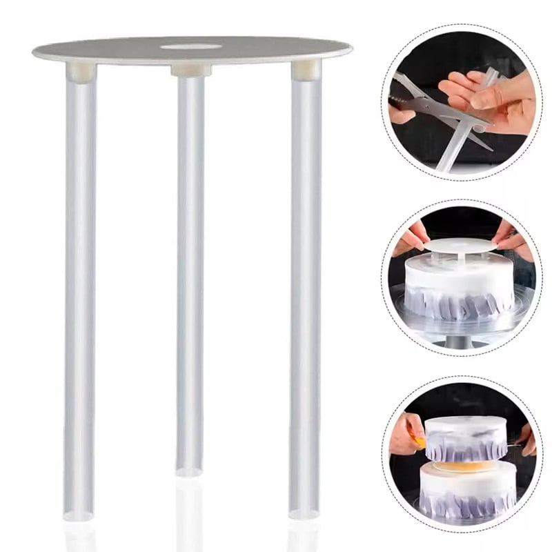 Soporte para Tortas 2 Pisos con Base 25.5 cm. 0