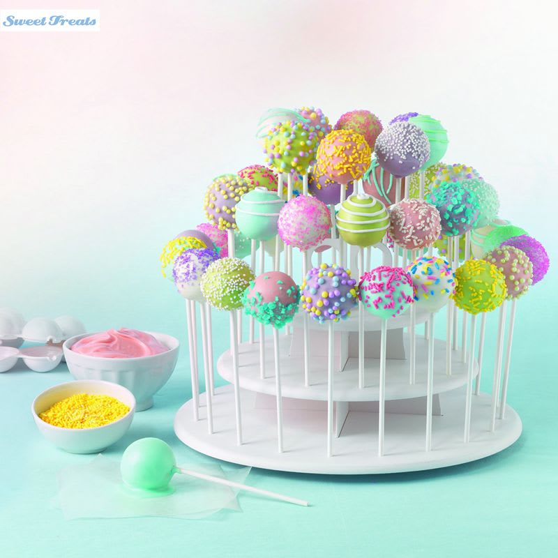 Stand 21 Cupcakes y 42 Pop Cakes Plástico5