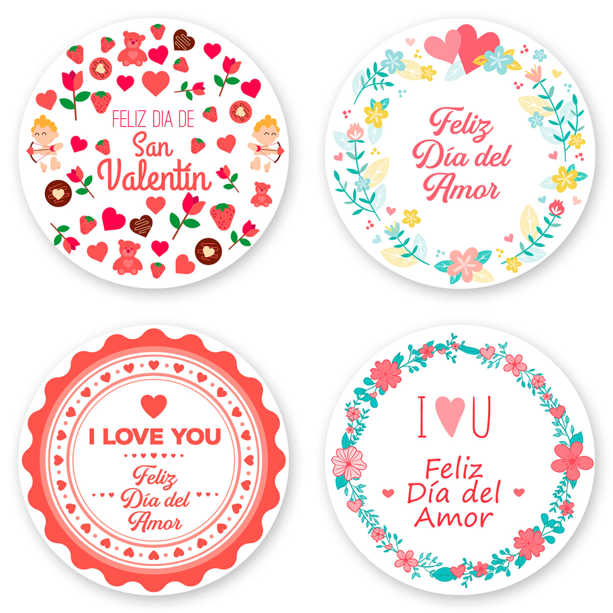 Stickers Día del Amor N°3 - 24 Unidades 0