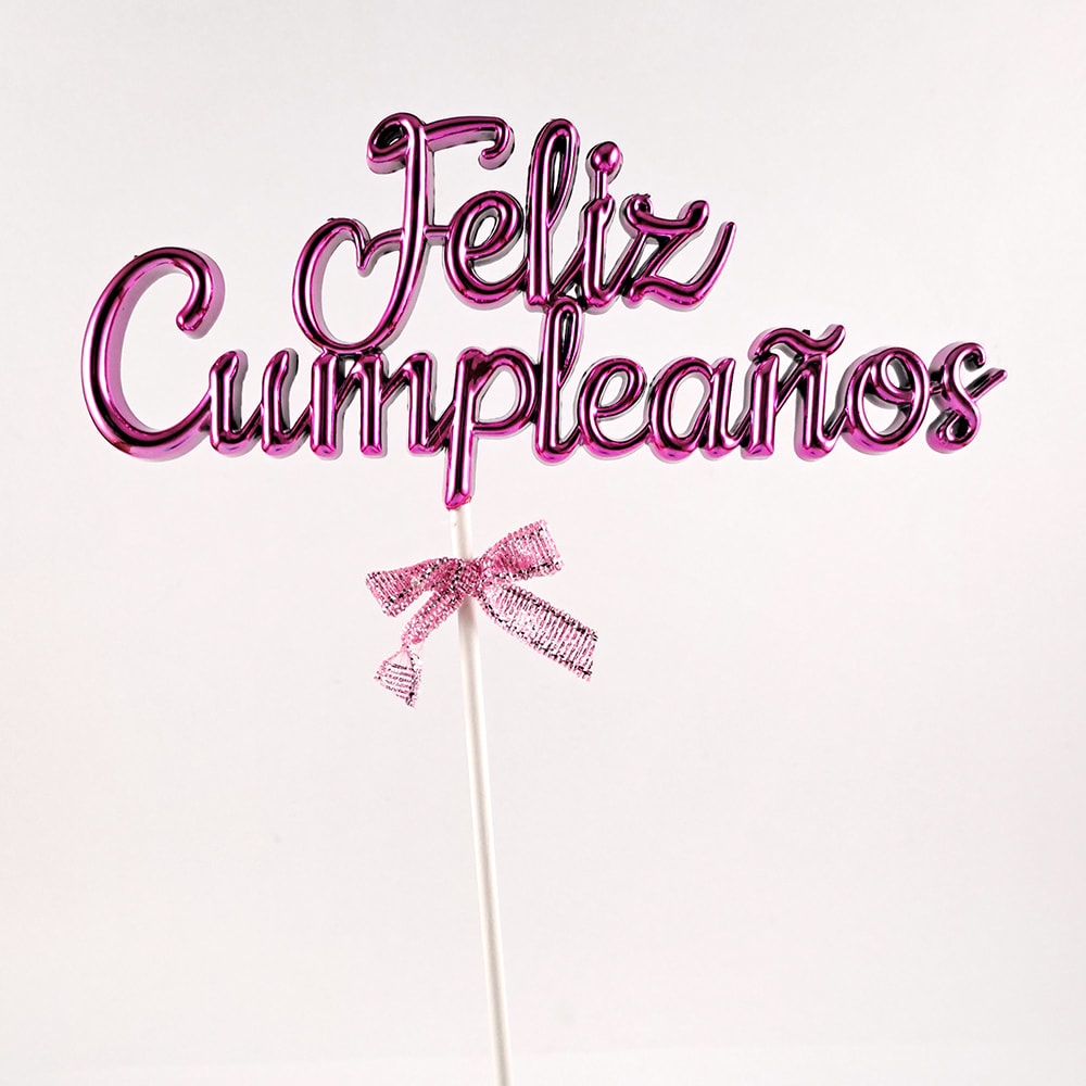 Topper Feliz Cumpleaños Colores4
