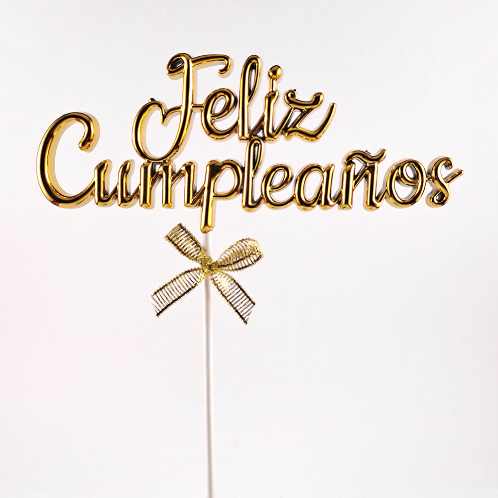 Topper Feliz Cumpleaños Colores3